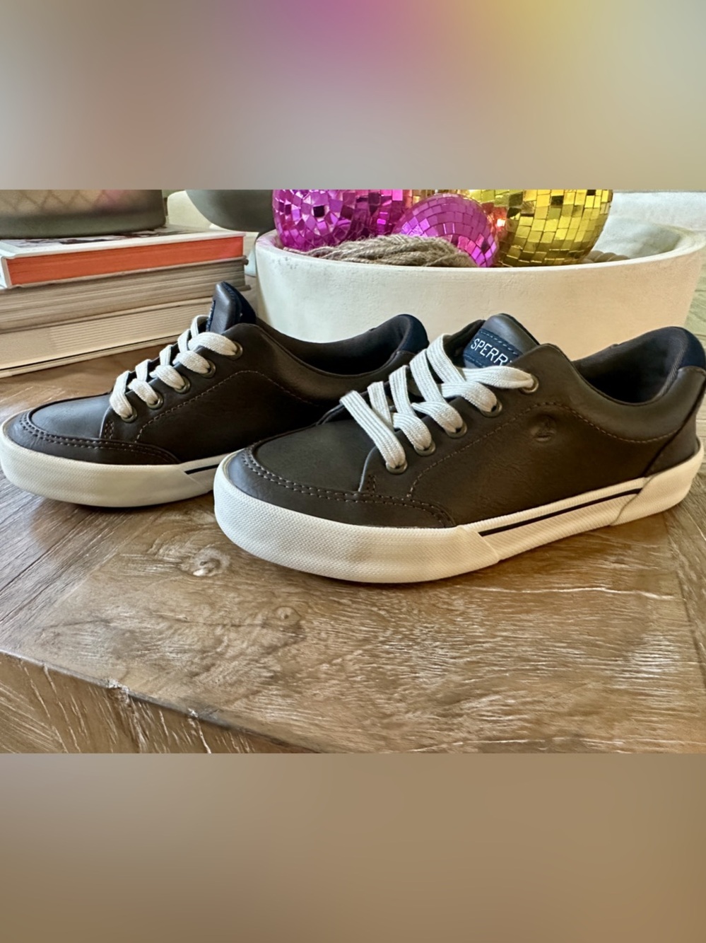 Sperry Top-Sider Boys Brown Sneakers Size 1M BNWOT